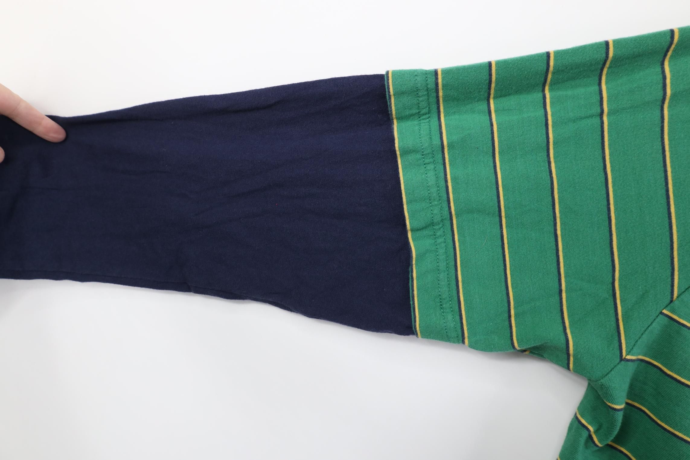 Vintage Vintage 90s Y2K Streetwear Striped Long Sleeve Polo Shirt Size US L / EU 52-54 / 3 - 7 Thumbnail