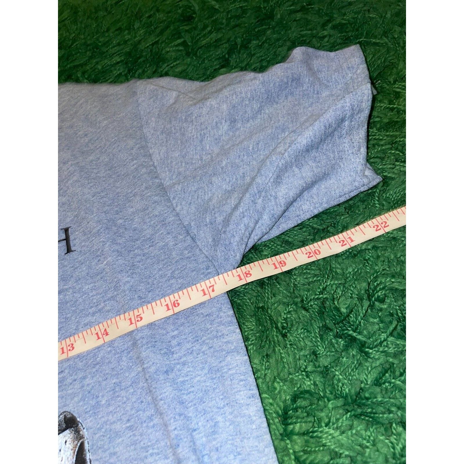Anvil Vintage Wolf Shirt Graphic Woolrich Animal Blue Tee Small Size US S / EU 44-46 / 1 - 9 Thumbnail