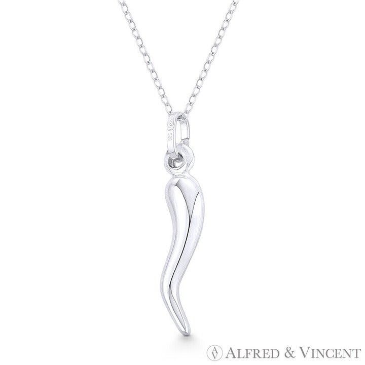 Other Italian Horn Corno Evil Eye Luck Charm 30mm Pendant Size ONE SIZE - 1 Preview