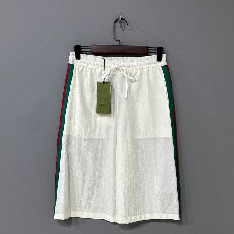 Gucci Gucci Size S Classic red and green striped shorts 2504-Nex Size US 29 - 1 Thumbnail