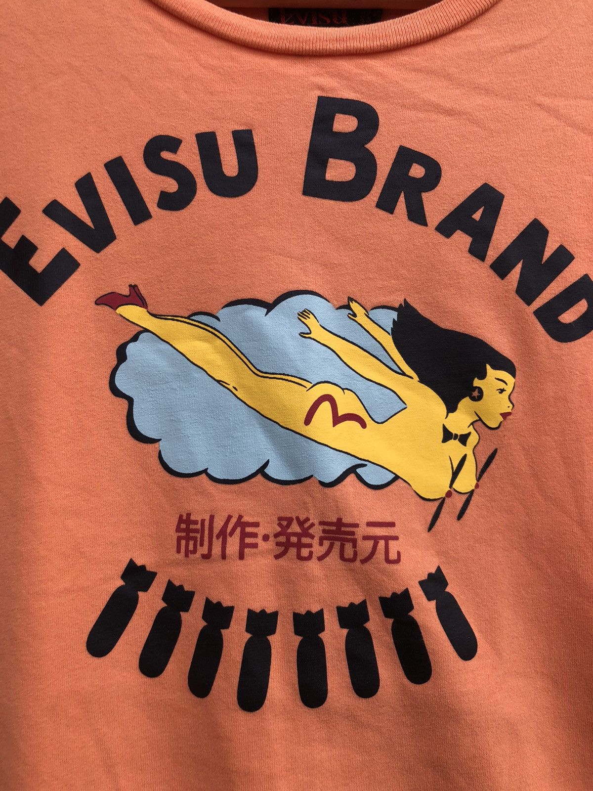 Evisu × Japanese Brand Rare‼️ Evisu Flying Naked Lady Tshirt Size US S / EU 44-46 / 1 - 6 Thumbnail