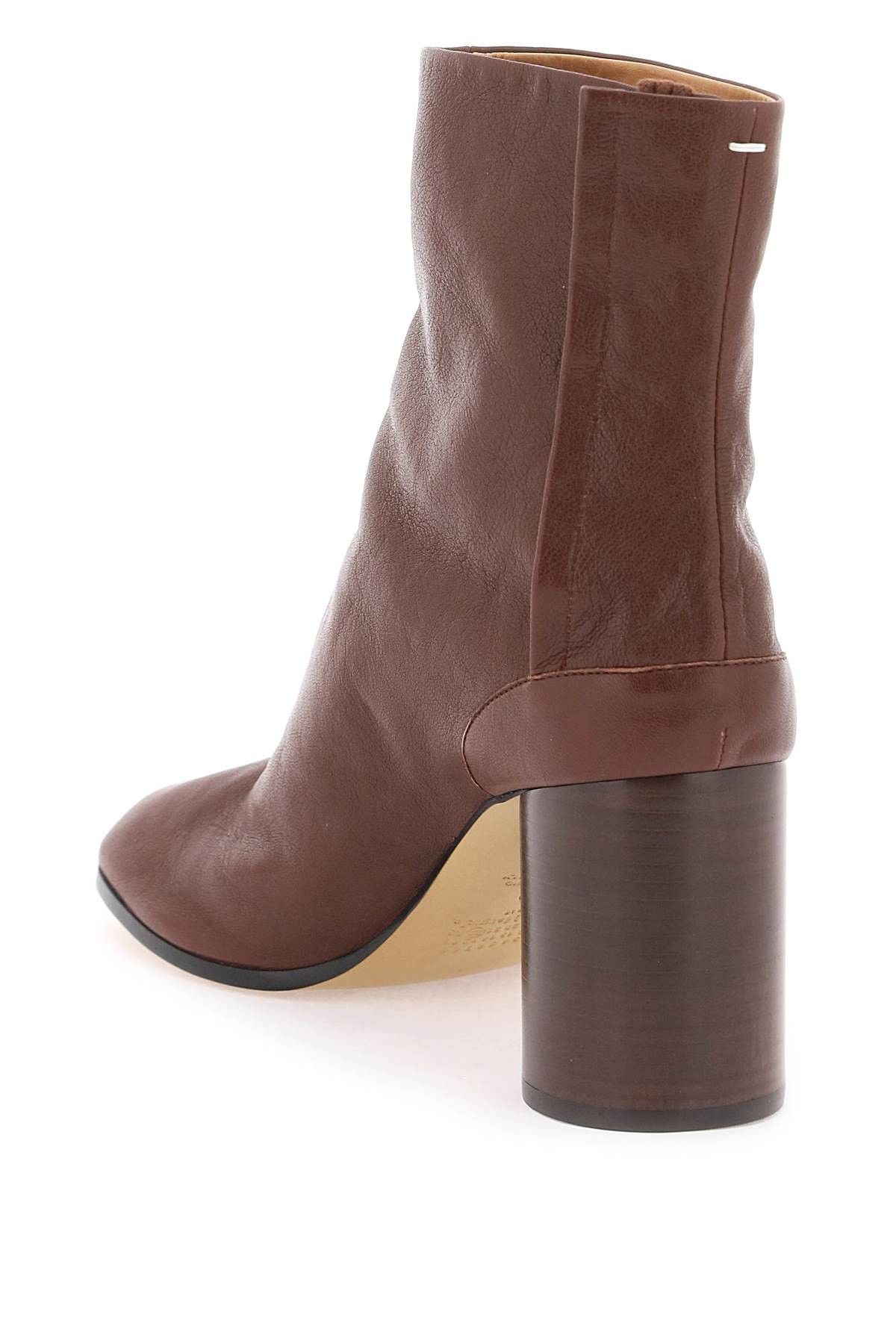 Maison Margiela o1s22i1n0724 Leather Tabi Ankle Boots in Brown Size US 6 / IT 36 - 2 Thumbnail