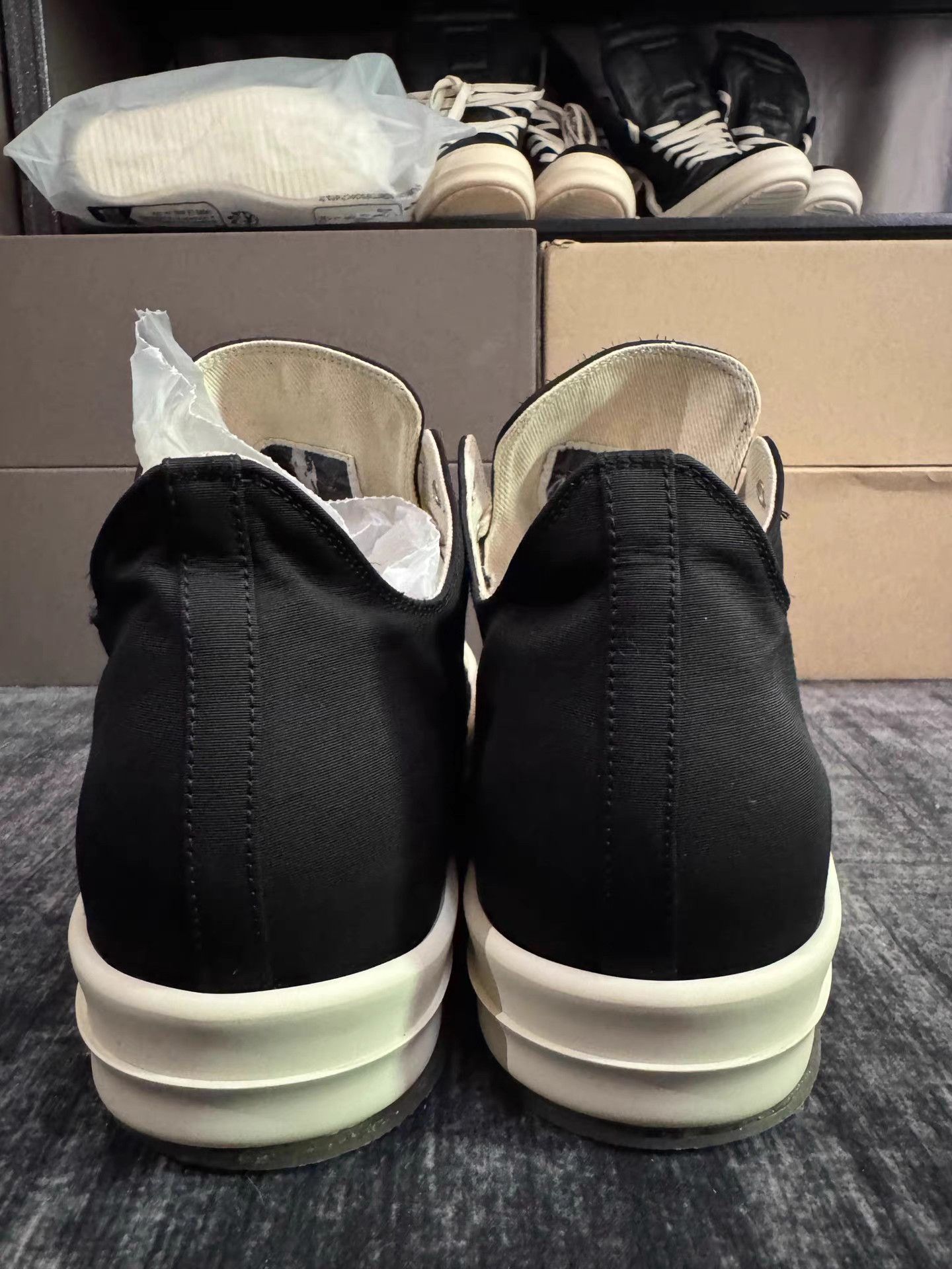 Rick Owens Rick Owens DRKSHDW New Satin Low Top Size US 11 / EU 44 - 5 Thumbnail