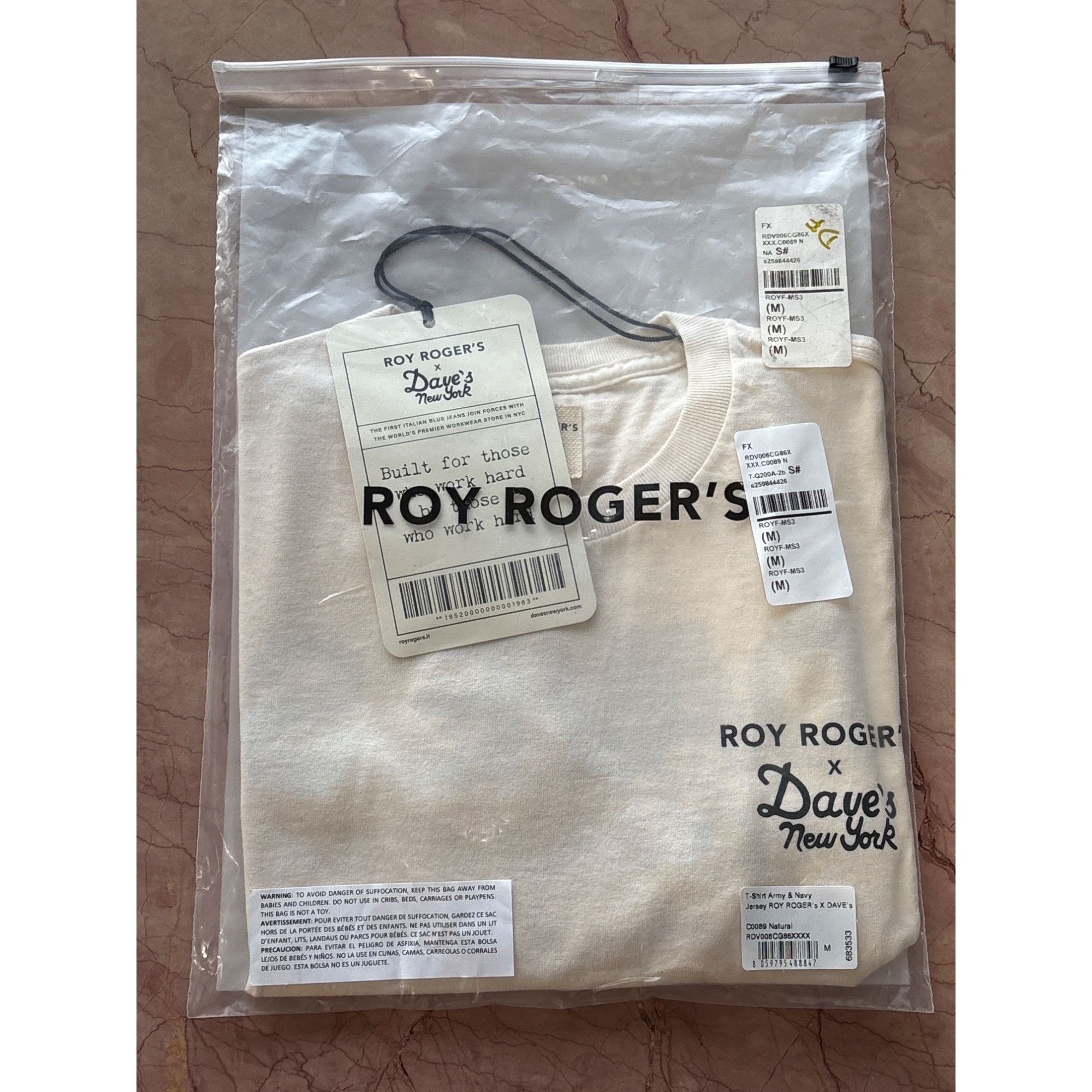 REVOLVE Roy Roger's x Dave's New York T-Shirt Army & Navy in Natural Size US M / EU 48-50 / 2 - 4 Thumbnail