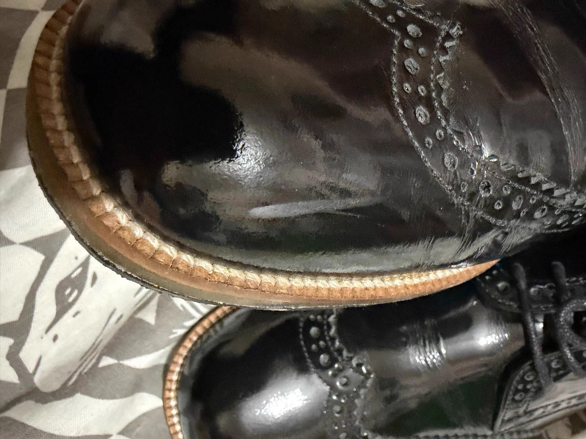 Comme des Garcons Comme des Garçons Vintage Patent Leather Oxford Shoes 37/38 Size US 7 / IT 37 - 8 Thumbnail