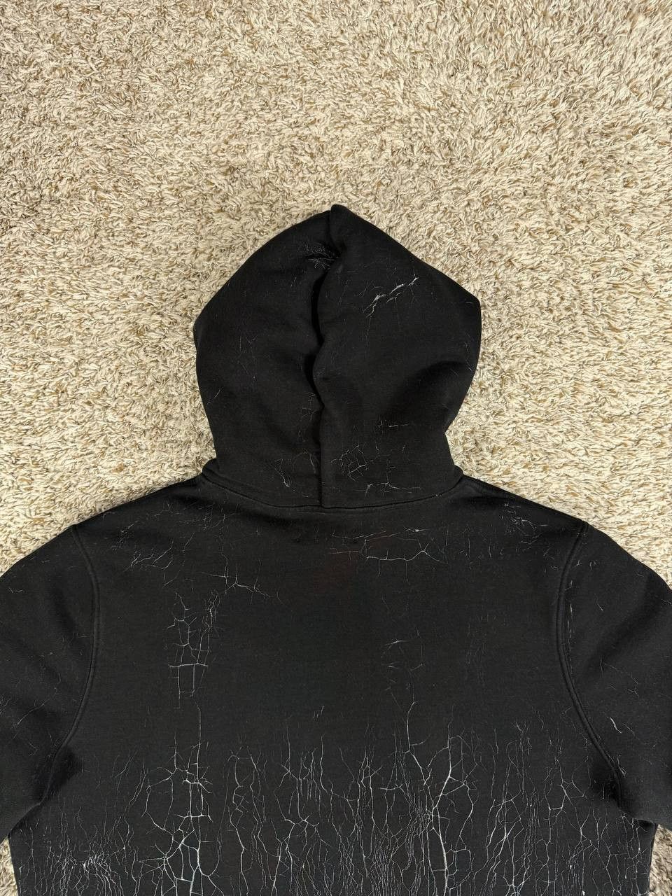 Amiri AMIRI Cracked Dye Core Logo Hoodie Black Size US XL / EU 56 / 4 - 13 Thumbnail