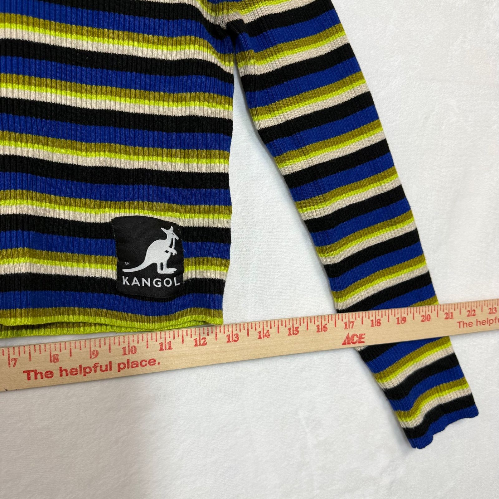 Kangol Kangol x H&M Medium Mockneck Cropped Sweater Retro Colorful Size M / US 6-8 / IT 42-44 - 9 Thumbnail
