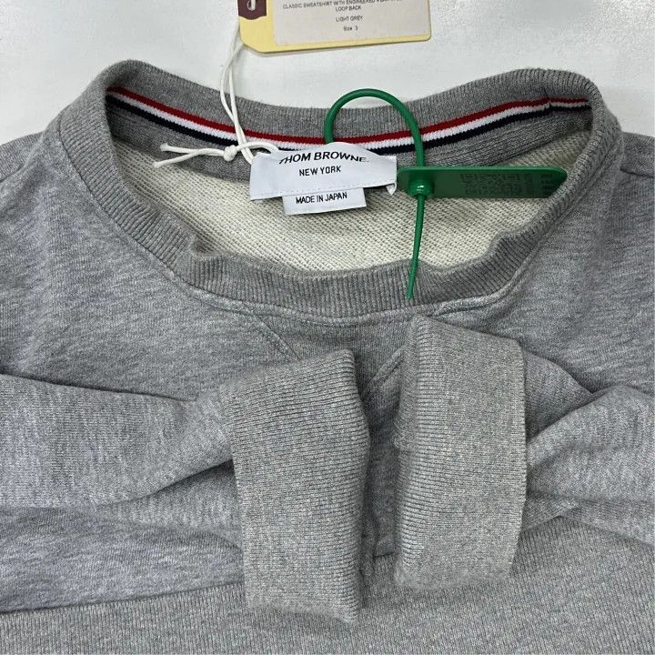 Thom Browne Thom Browne Classic Gray Sweatshirt for Men -2507 Size US M / EU 48-50 / 2 - 7 Thumbnail