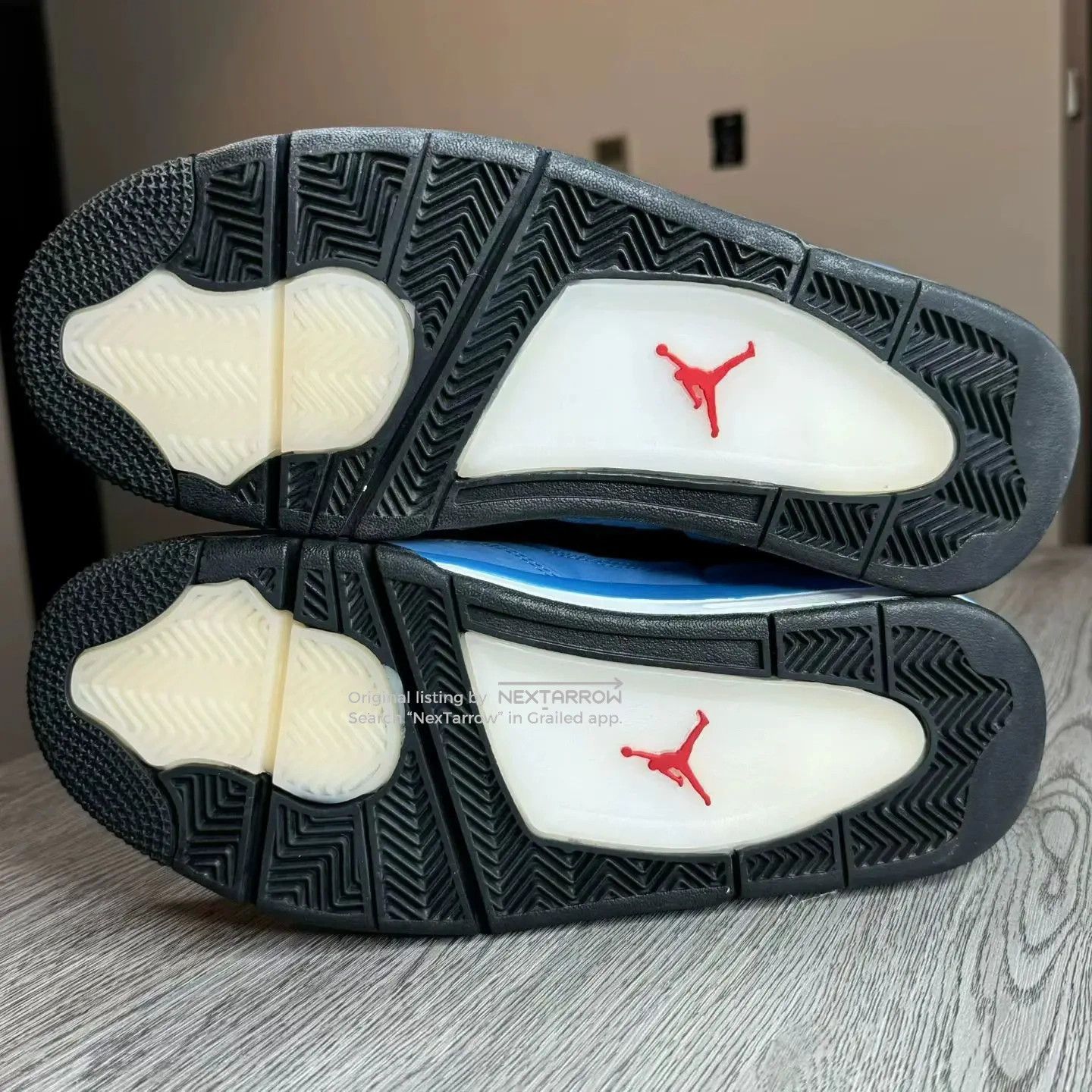 Ts Cactus Jack X Jordan Air Jordan 4 42 Near Mint in Blue, Men's (Size 9) — image 6 of 6
