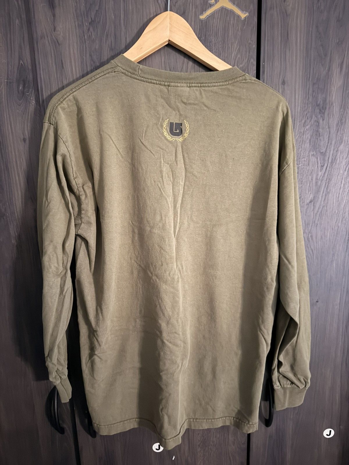 Burton Vintage olive green Burton long sleeve Size US L / EU 52-54 / 3 - 4 Thumbnail