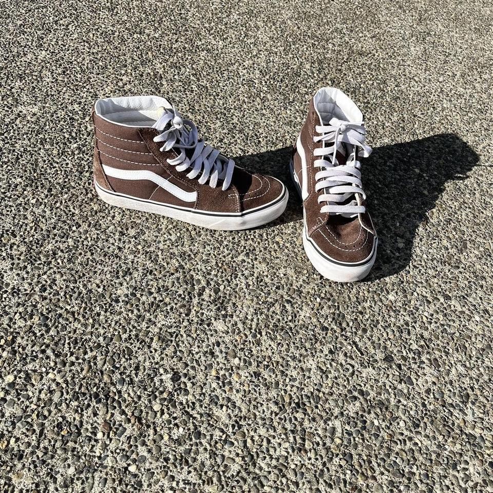 Vans Brown/ white high top vans Size US 6.5 / IT 36.5 - 7 Thumbnail