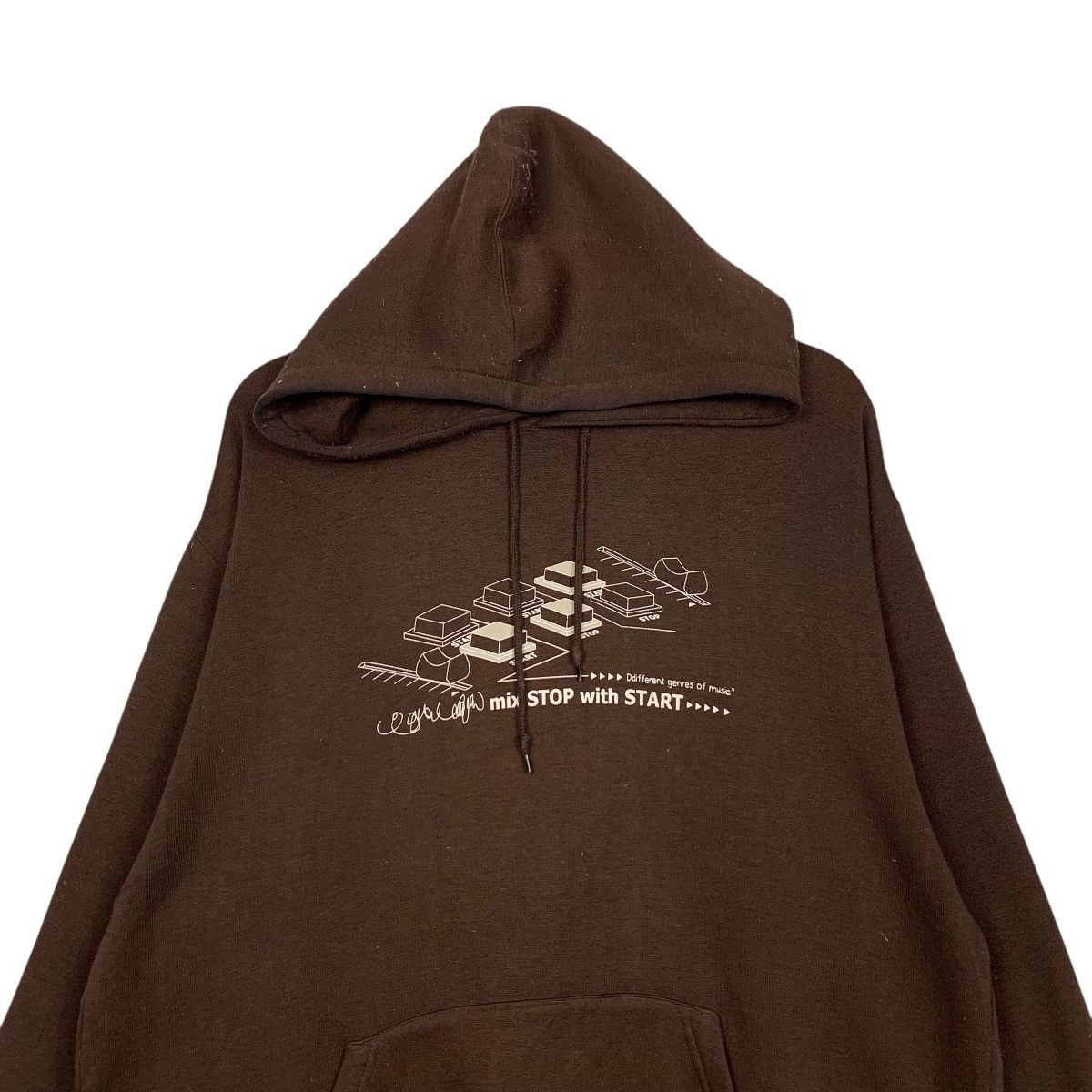 Japanese Brand O.E.B Old England Basic Printed Pullover Hoodies #1749-C77 Size US XL / EU 56 / 4 - 2 Thumbnail