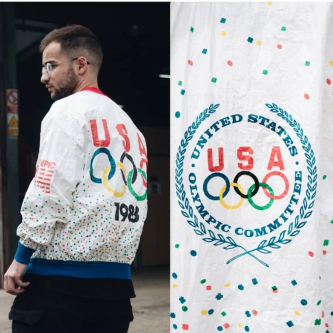 USA Olympics × Vintage Vintage 1988 USA Seoul Olympic Size US L / EU 52-54 / 3 - 2 Thumbnail