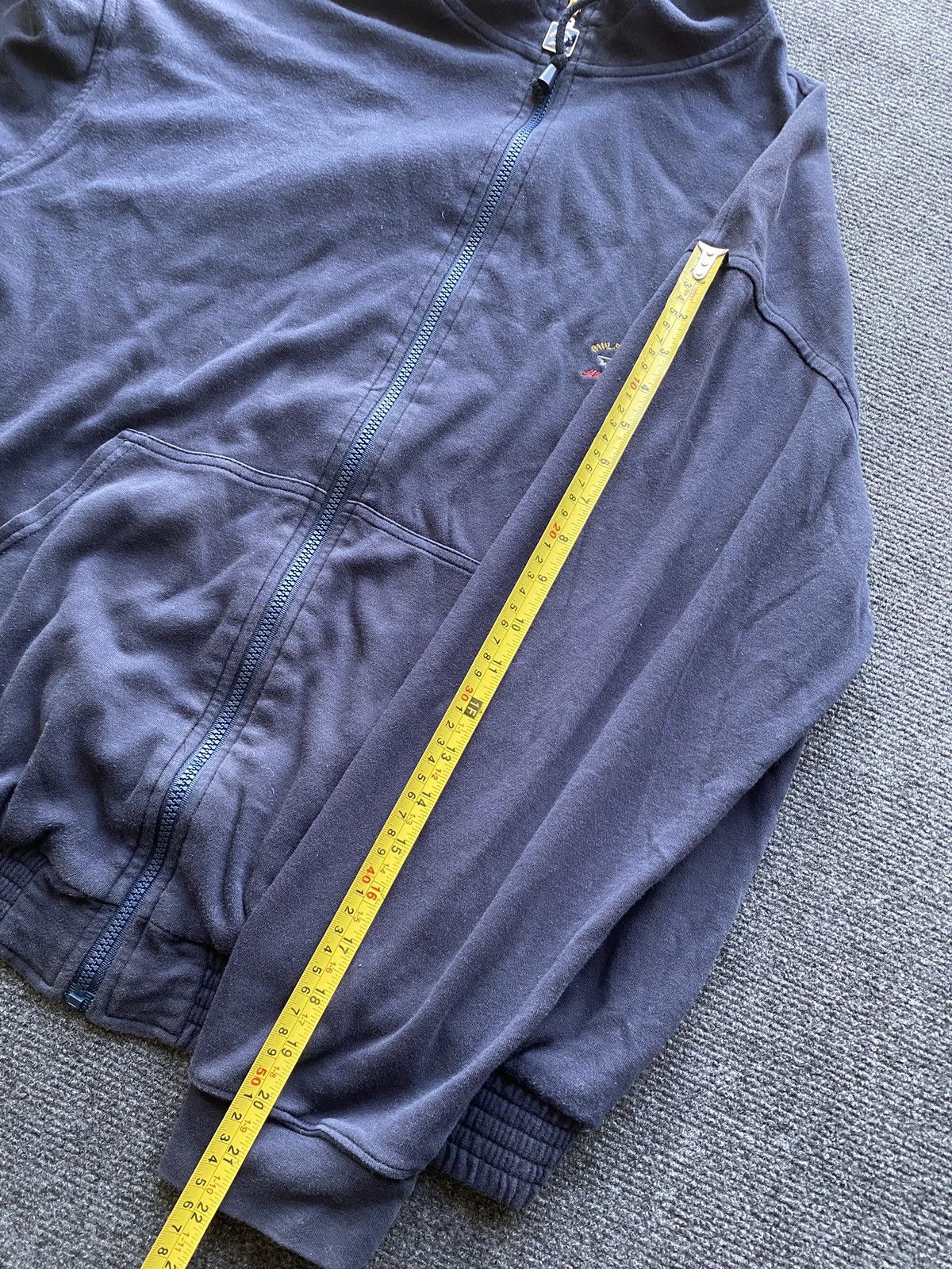 Paul & Shark 🔥Vntg Paul Shark Zip Up hoodie sun faded L size Size US L / EU 52-54 / 3 - 9 Thumbnail