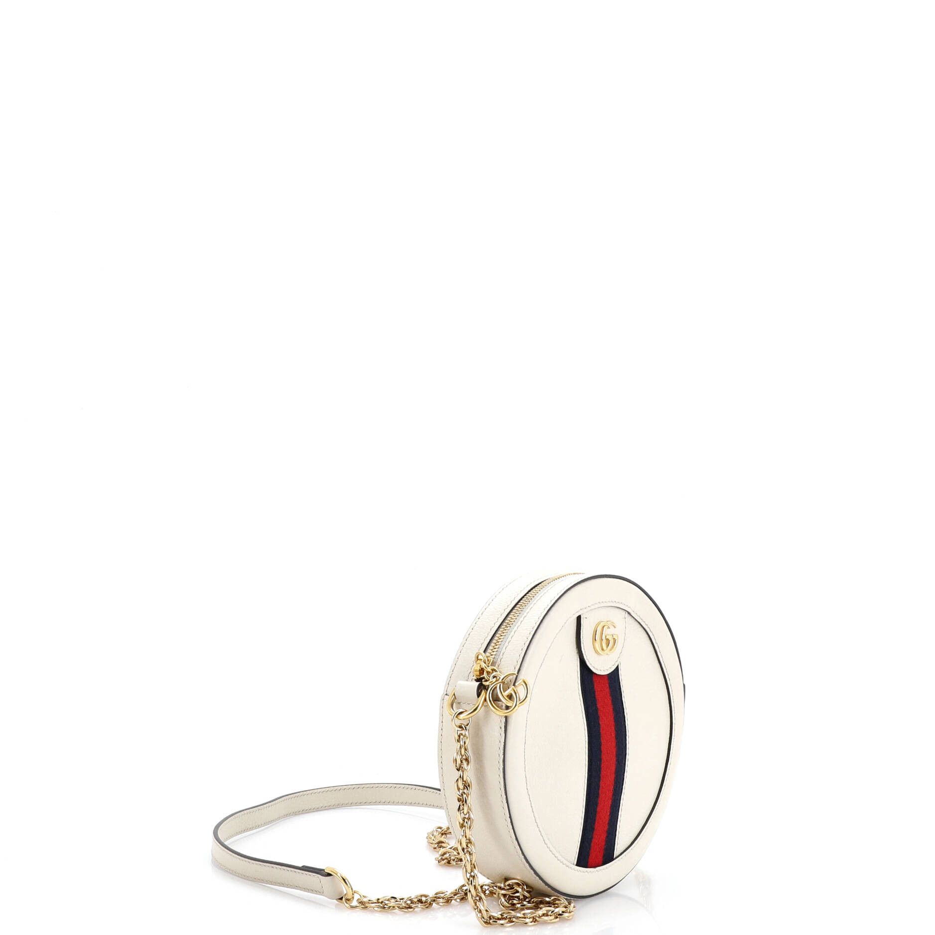 Gucci Ophidia round shoulder bag leather mini Size ONE SIZE - 1 Thumbnail