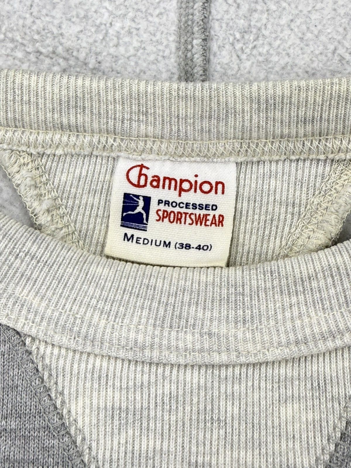 Champion 1950s Champion Running Man Tag Two Tone Afterhood Hoodie Size US M / EU 48-50 / 2 - 5 Thumbnail