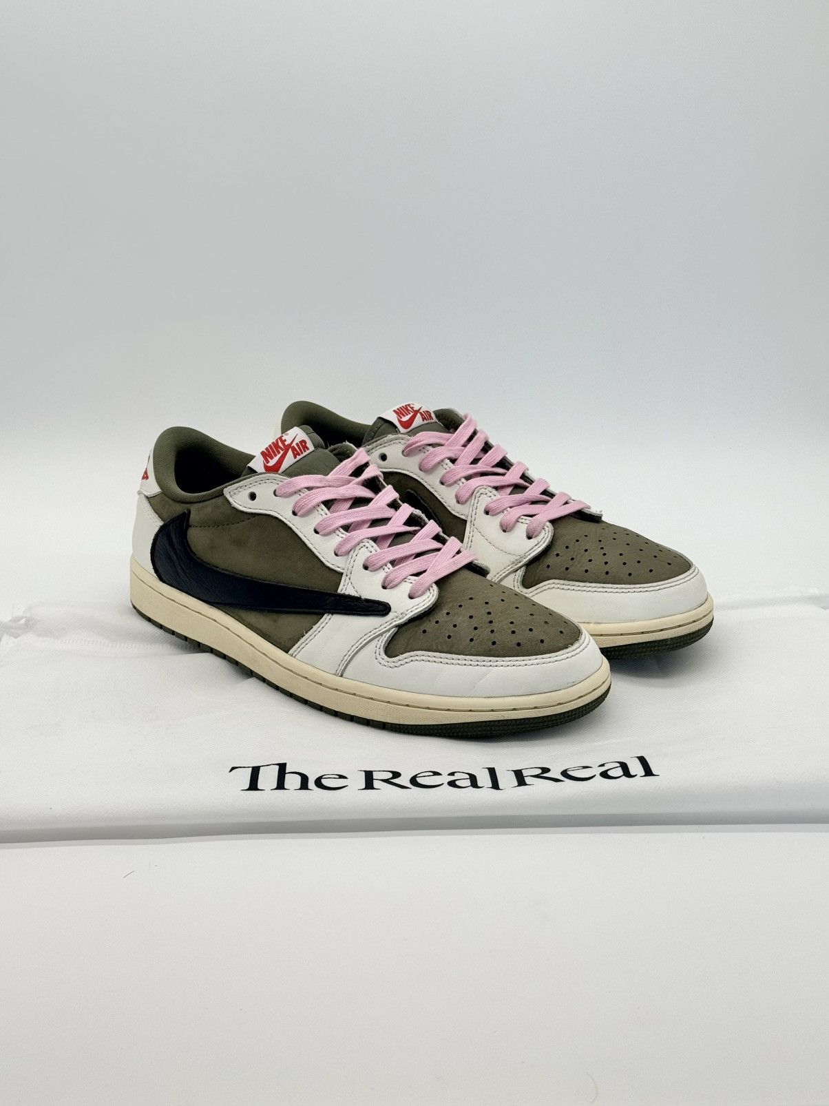 Size 9 - Travis Scott x Air Jordan 1 Low Medium Olive