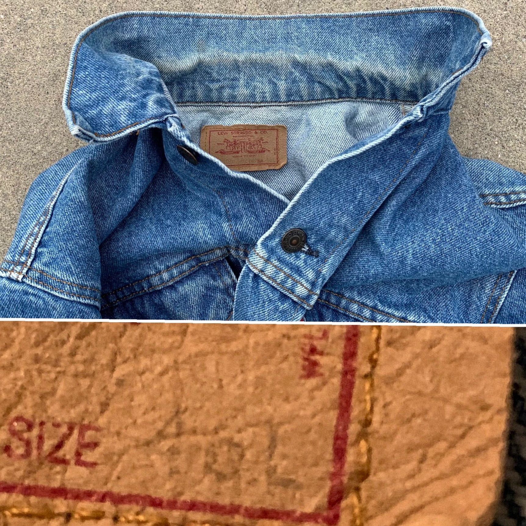 Levi's VINTAGE Levi's denim jacket trucker western Made in USA Size 46 L Blue Jeans/Trucker Regular Mens 80s 90s Cowboy Western Retro Size US 30 / EU 46 - 6 Thumbnail