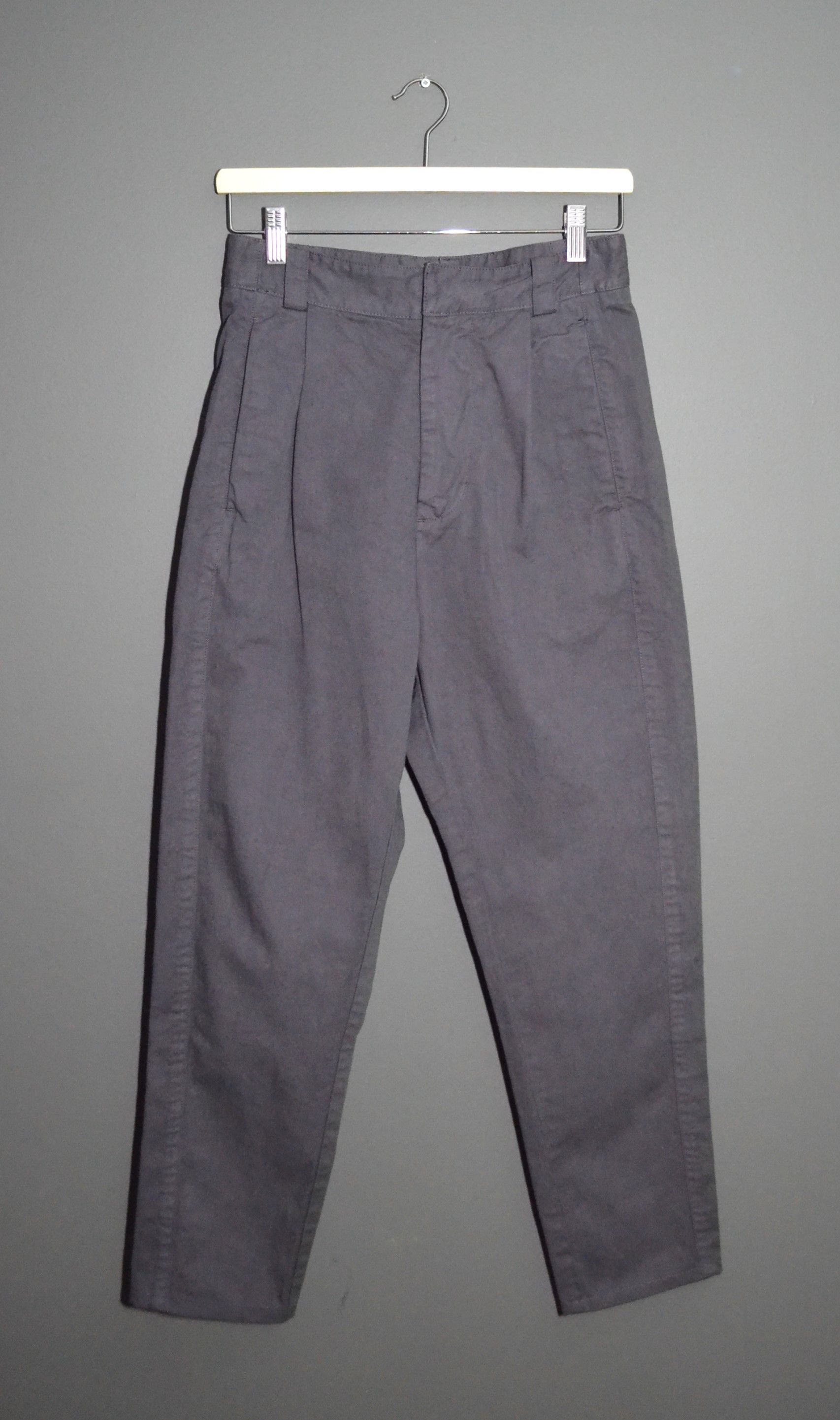 Robert Geller Robert Geller A/W 2017 High Waisted Pleated Gray Pants Size US 28 / EU 44 - 5 Thumbnail
