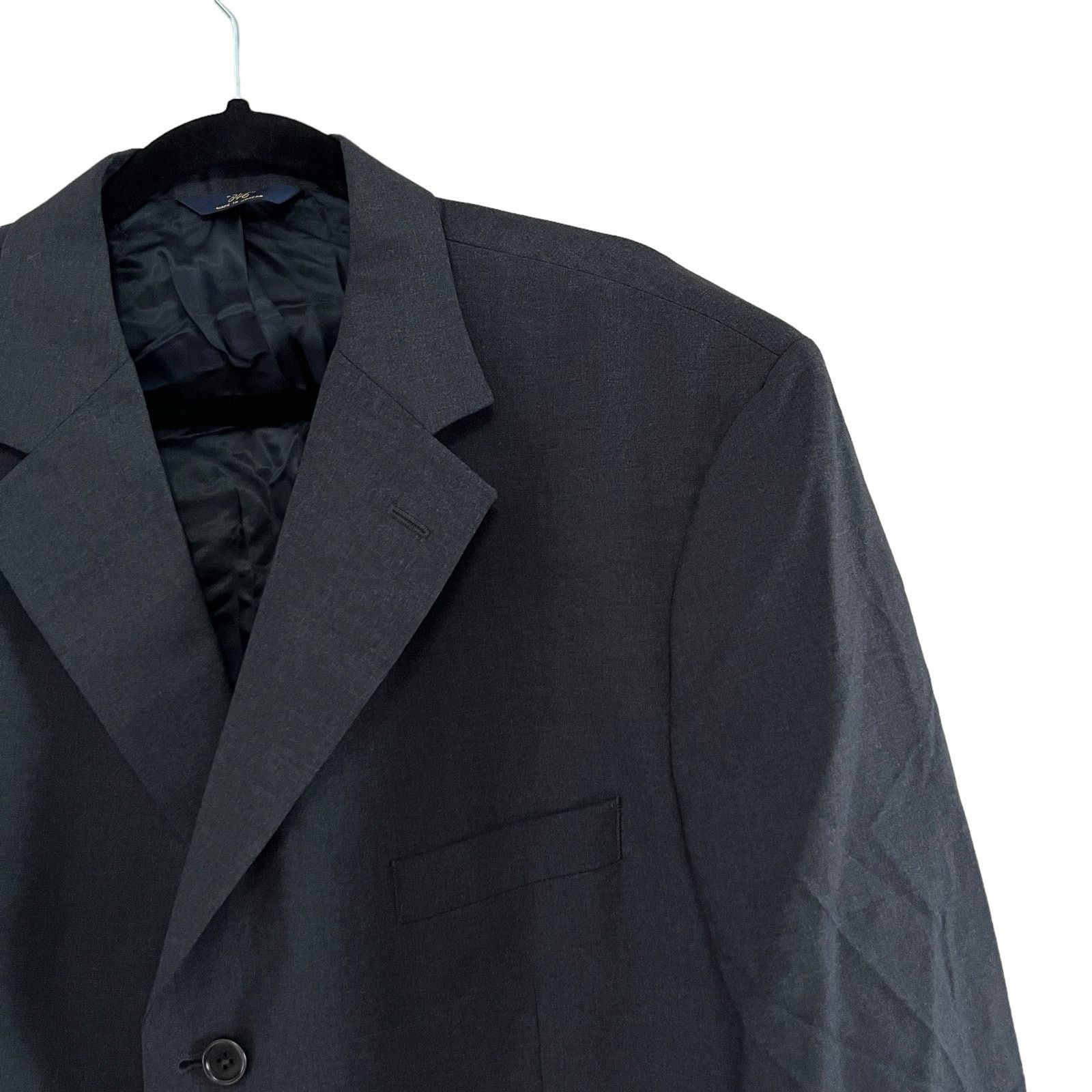 Brooks Brothers Brooks Brothers 346 Gray Single Breasted 3 Button Blazer 48R Size 48R - 10 Thumbnail