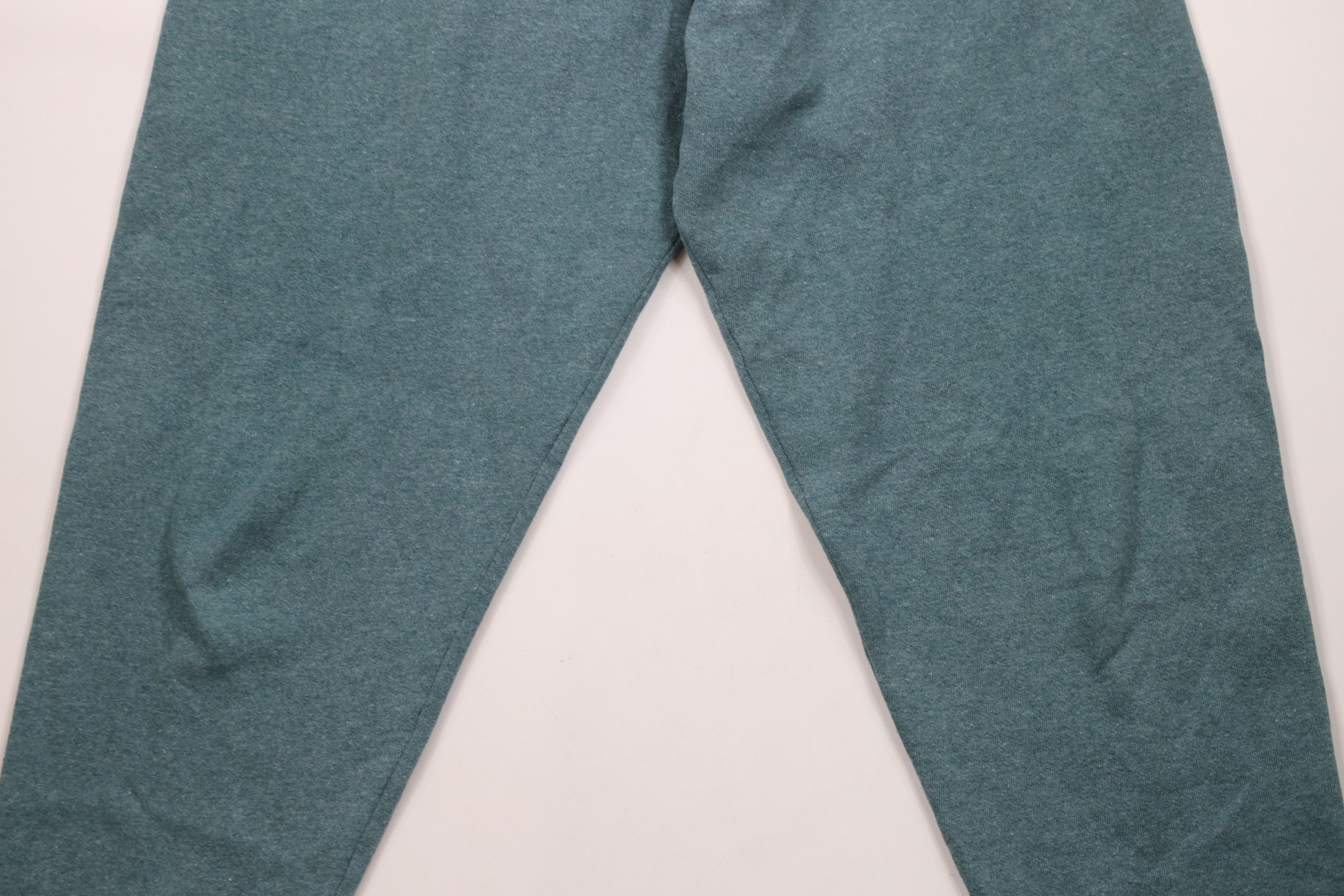 Vintage Vintage 90s Streetwear Tapered Leg Sweatpants Green USA Size 30" / US 8 / IT 44 - 3 Thumbnail