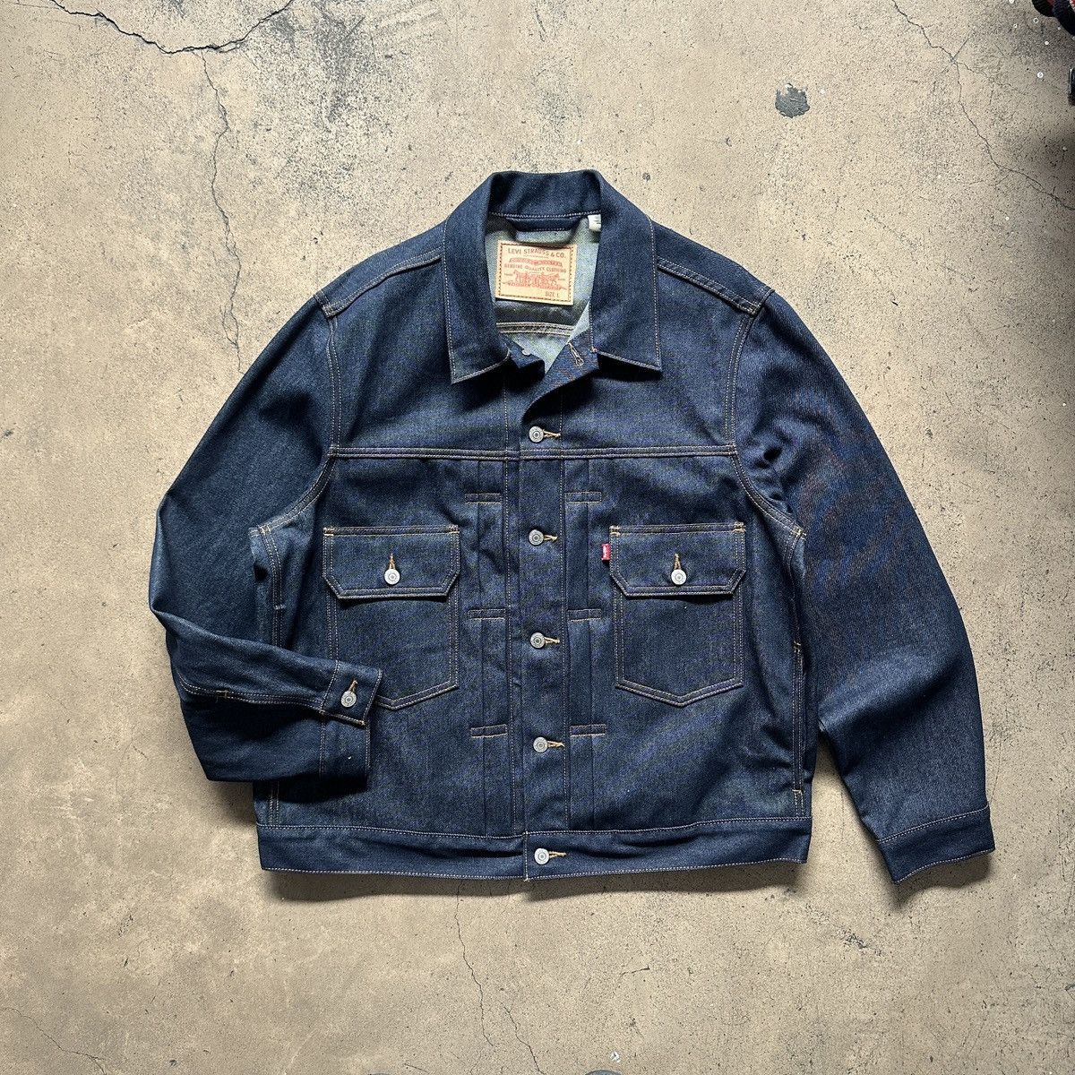 DENIM TEARS × Levi's Sample Denim Tears Levi's Type II Raw Denim Jacket Size US L / EU 52-54 / 3 - 2 Thumbnail