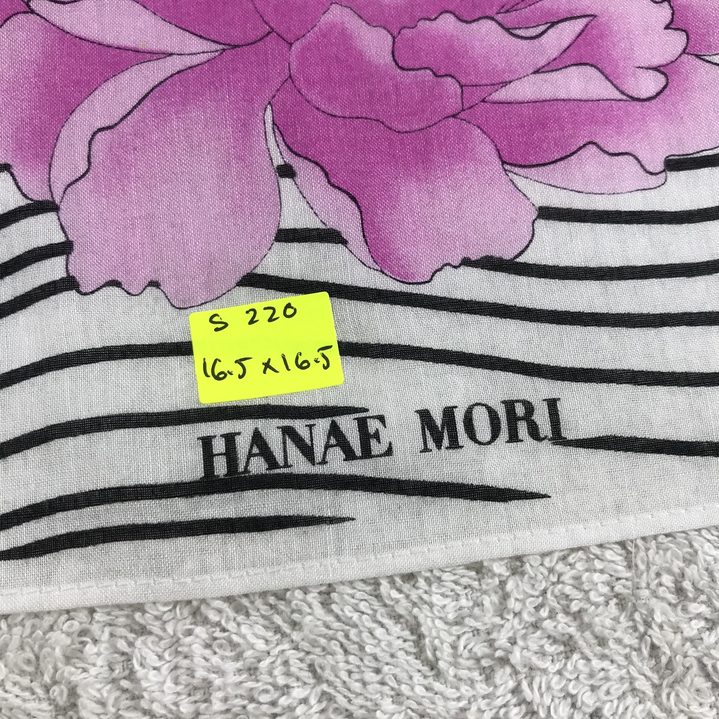 Hanae Mori × Vintage Hanae Mori Bandana / Handkerchief / Neckerchief - S220 Size ONE SIZE - 5 Thumbnail