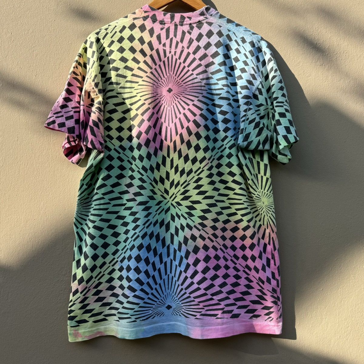 Vintage Vintage psychedelic 90s very rare tie dye tee Size US XL / EU 56 / 4 - 7 Thumbnail