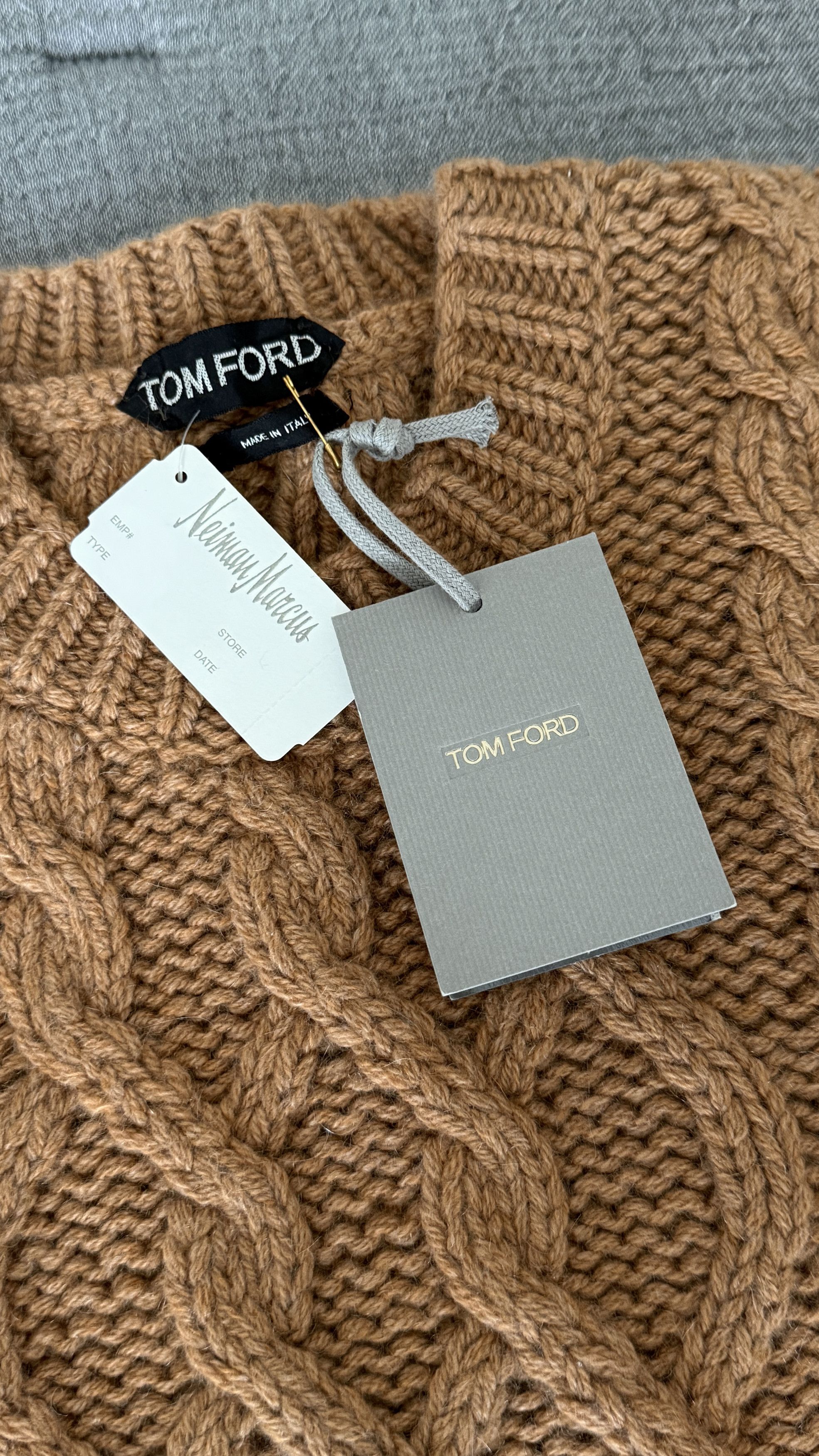 Tom Ford TOM FORD Cashmere Cable Knit Sweater Size US XL / EU 56 / 4 - 3 Thumbnail