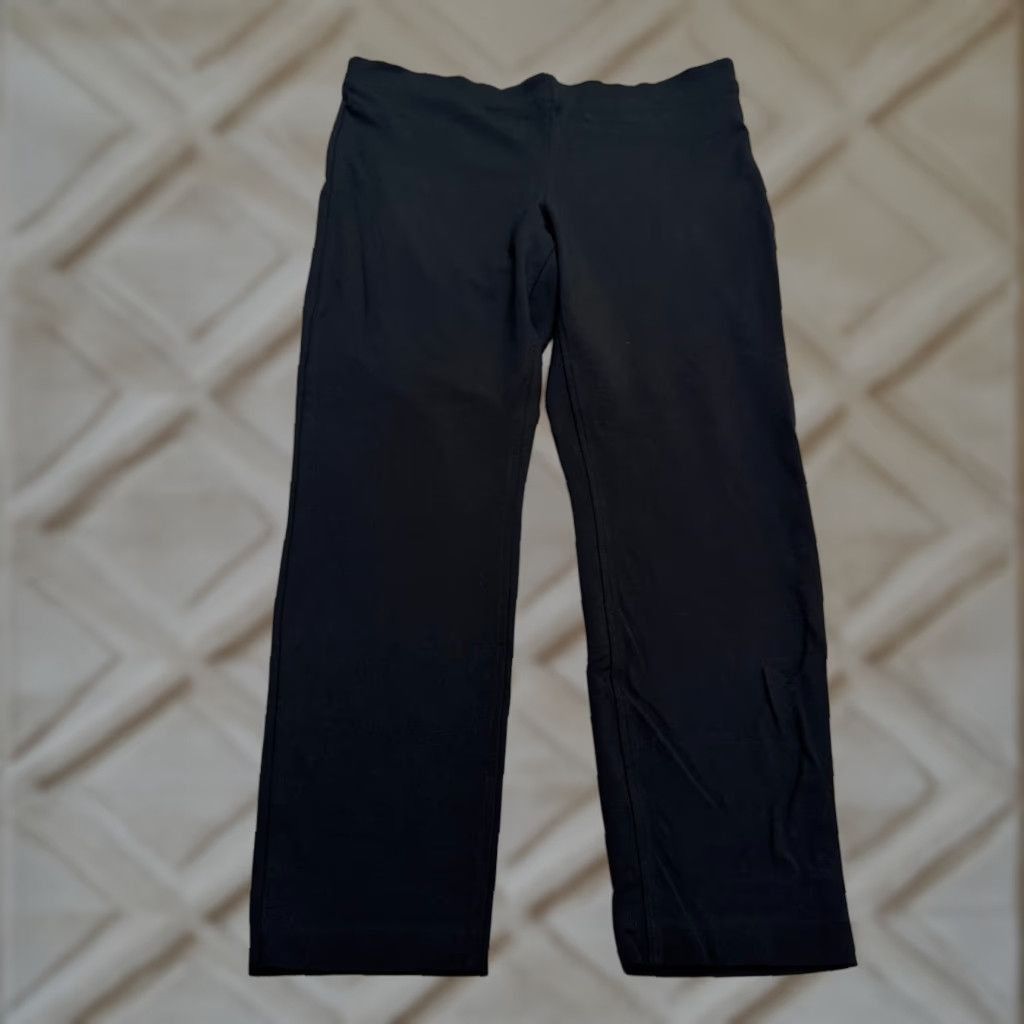 Adrianna Papell Adrianna Papell Pants Womens 14 Black Mid Rise Stretch Straight Dress Pants Size 36" / US 14 / IT 50 - 1 Thumbnail