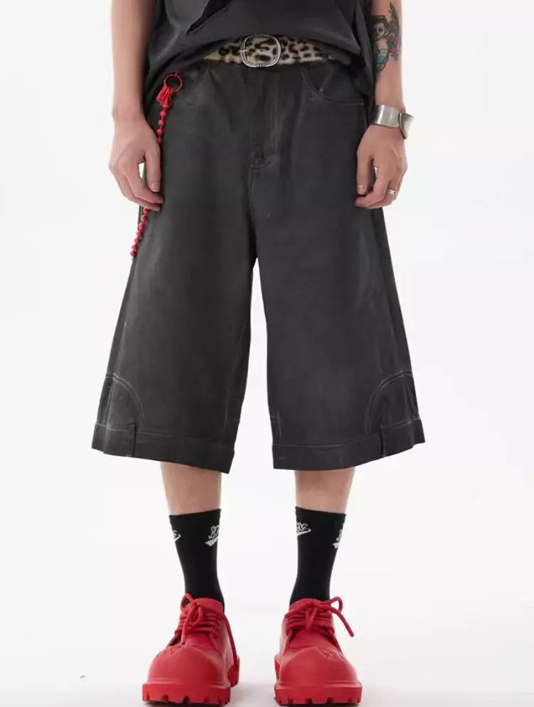 Japanese Brand × Jean Flip design vintage street shorts Size US 32 / EU 48 - 1 Thumbnail