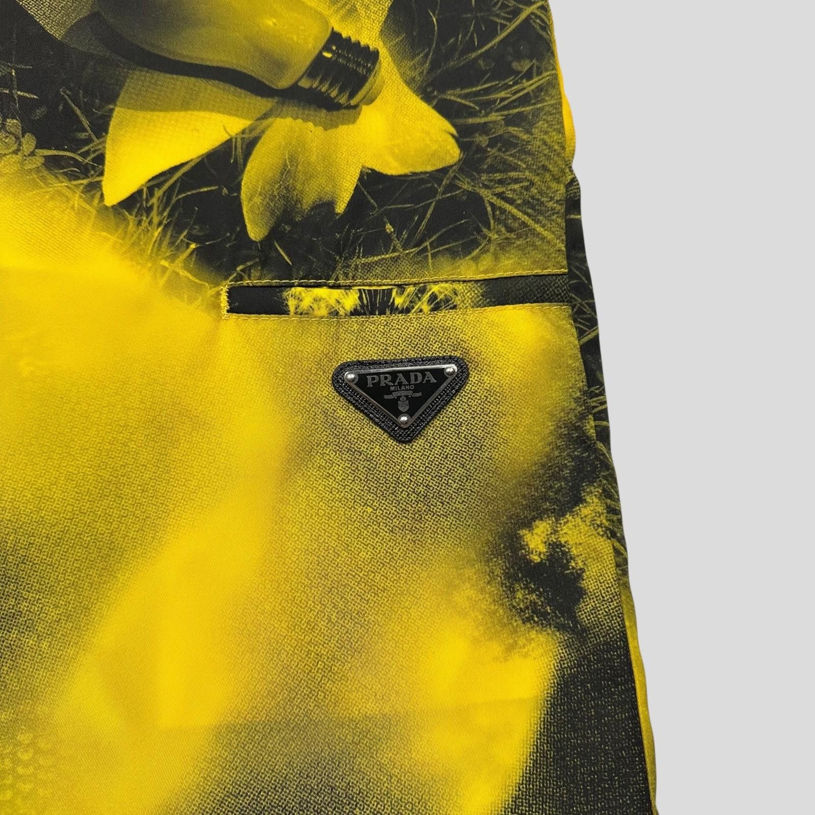 Prada Prada x Raf Simons 2022 Re-nylon Wolf Baggy Bermuda Shorts Size US 34 / EU 50 - 3 Thumbnail
