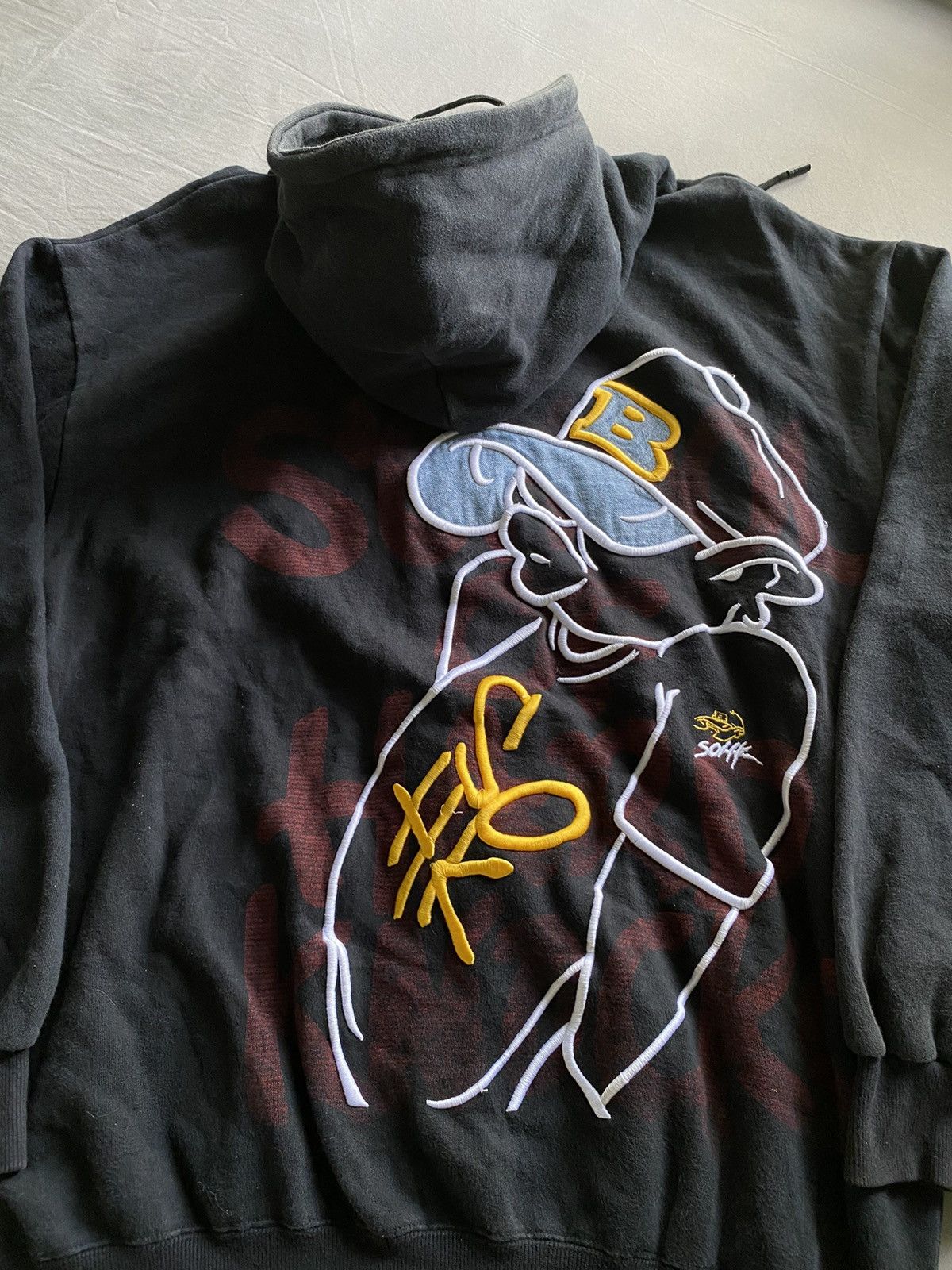 JNCO × Vintage Vintage School Of Hard Knocks Hoodie Size US XL / EU 56 / 4 - 3 Thumbnail