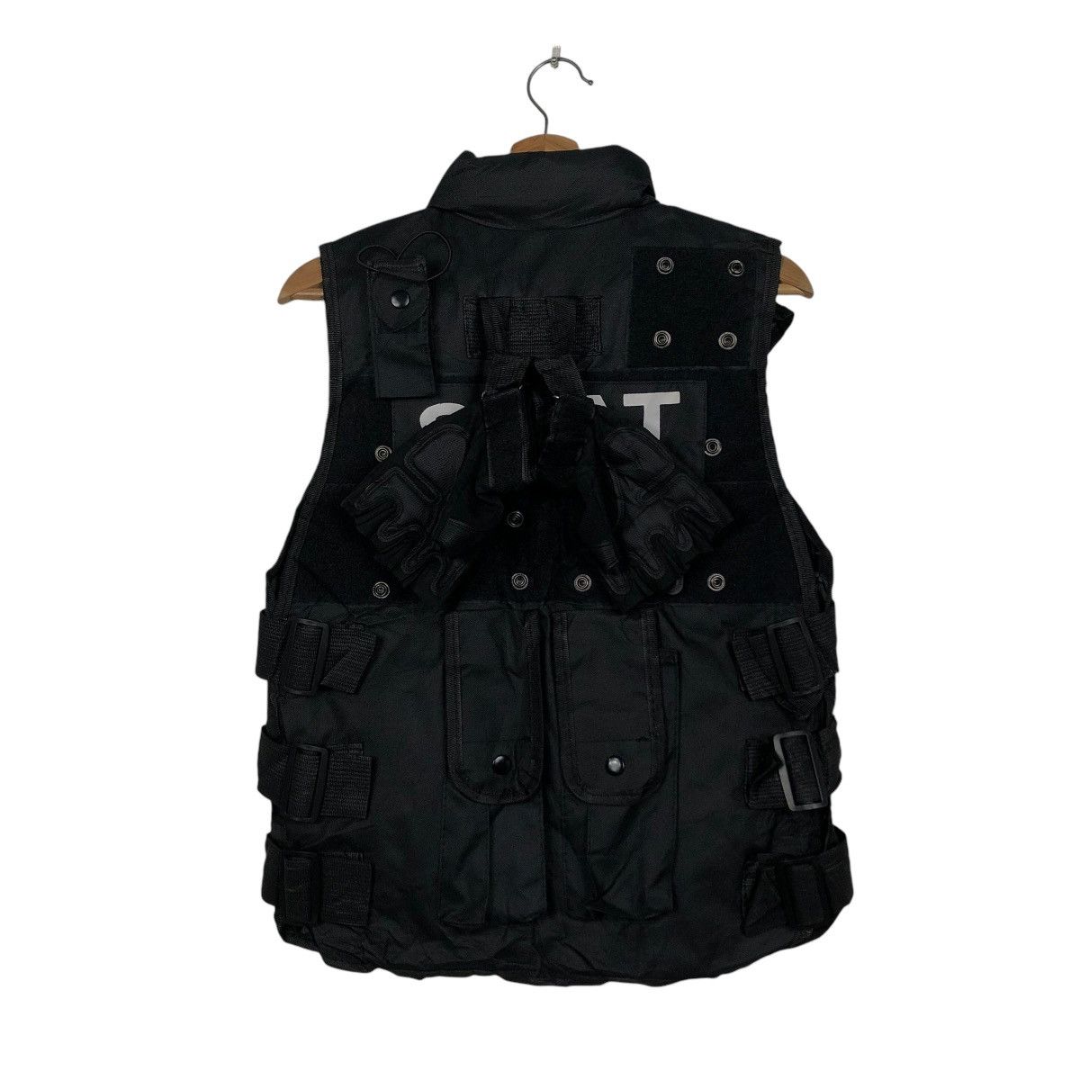 Japanese Brand VINTAGE UTILITY MULTI POCKET PARACHUTE DESIGN SWAT BIG LOGO Size US M / EU 48-50 / 2 - 10 Thumbnail