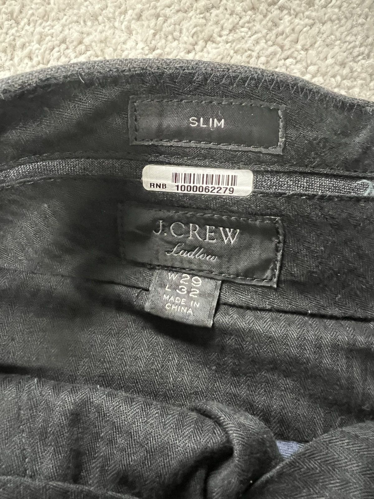 J.Crew J.Crew Charcoal Wool Ludlow Suit Jacket & Pants Size 36S - 8 Thumbnail