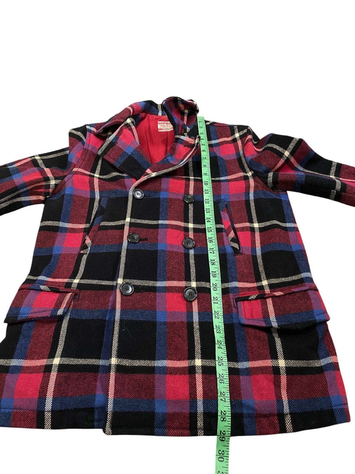 Levi's × Levi's Vintage Clothing × Vintage Vintage Levis Plaid Wool Button Jacket Size US M / EU 48-50 / 2 - 14 Thumbnail
