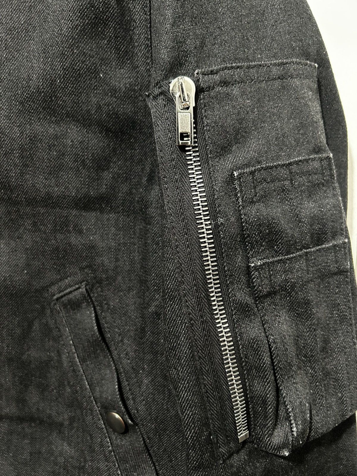 Rick Owens Drkshdw DRKSHDW Rick Owens Denim Flight Bomber Size US M / EU 48-50 / 2 - 7 Thumbnail