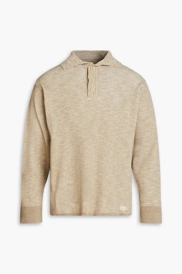 Jacquemus Jacquemus 'Teramo' long-sleeved polo Size US L / EU 52-54 / 3 - 1 Thumbnail