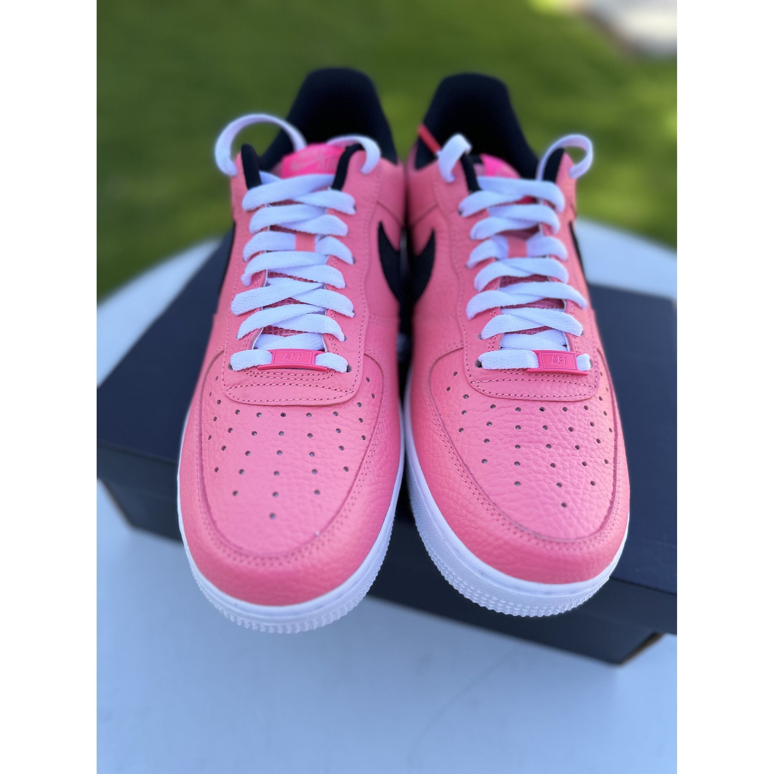 Nike Nike Air Force 1 07 Pink/Black Sneakers Size 11.5 Size US 11.5 / EU 44-45 - 5 Thumbnail