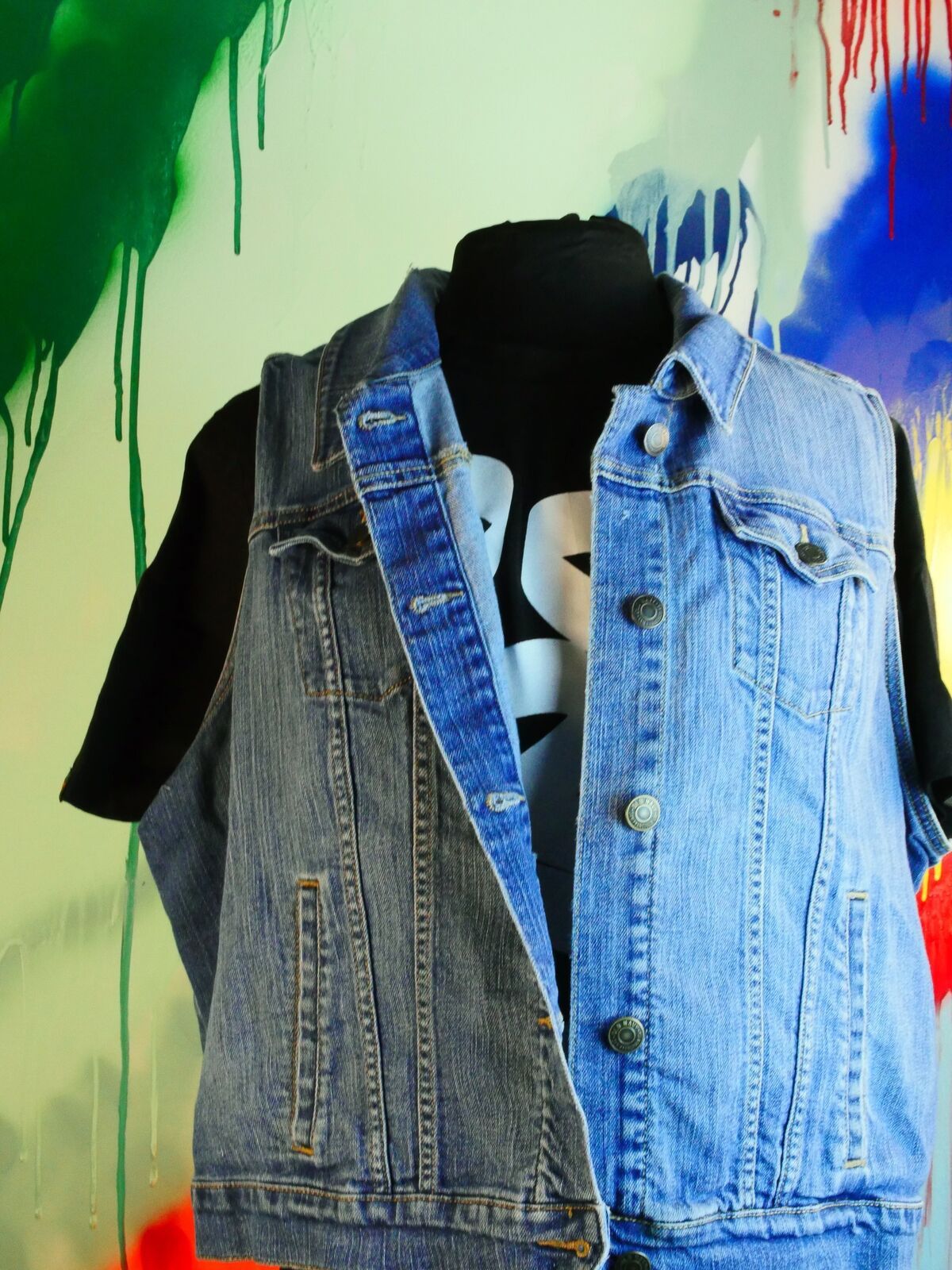 Old Navy Bolivian Punk Vest Size XXL / US 16-18 / IT 52-54 - 4 Thumbnail