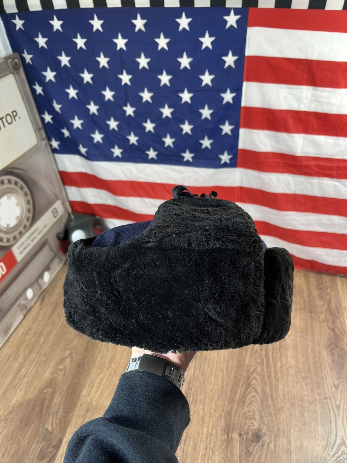 Vintage Vintage Ushanka Hat Y2K Size ONE SIZE - 8 Thumbnail