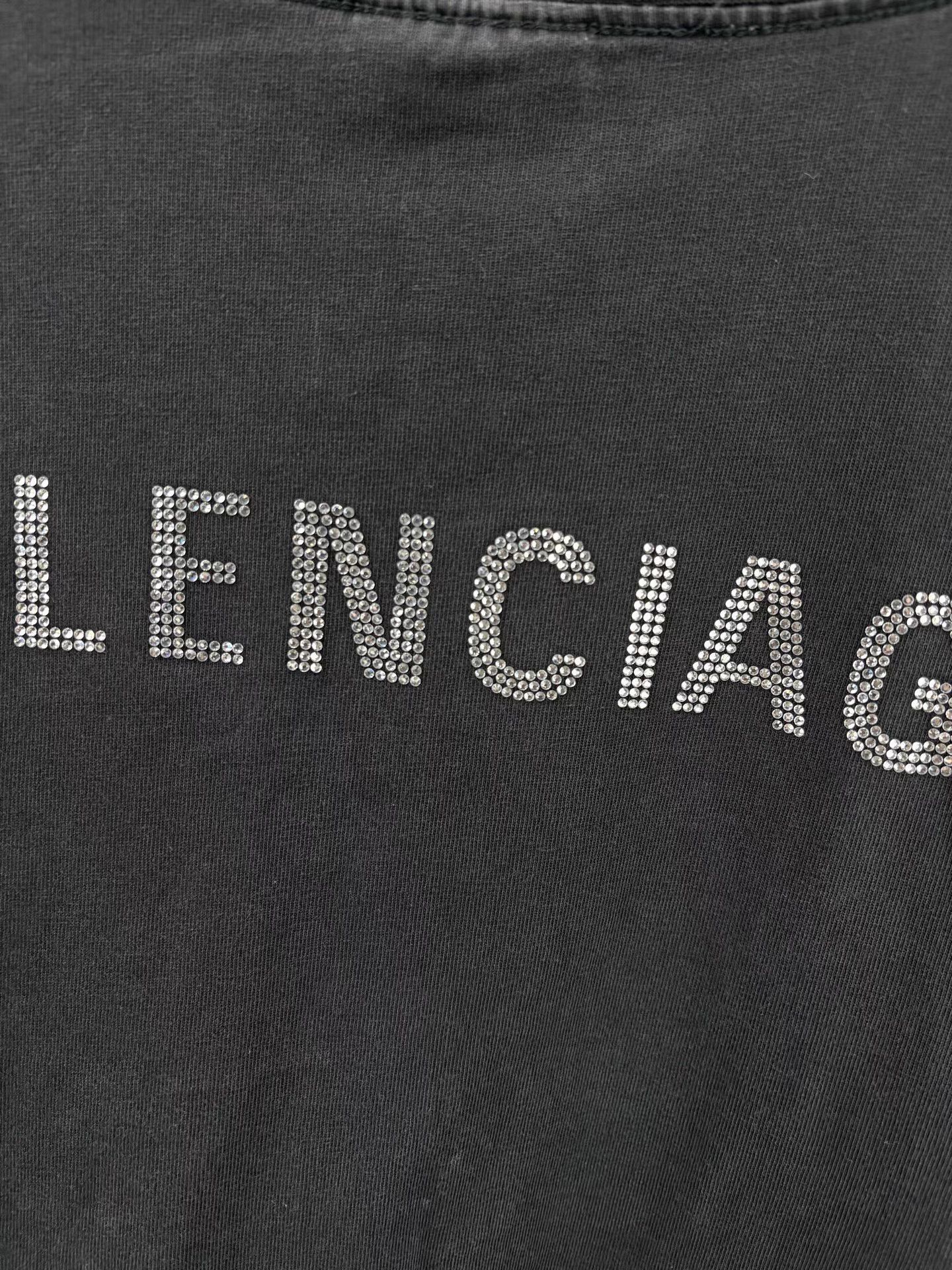 Balenciaga BALENCIAGA Back Crystal Letter Destroyed Long Sleeve Size US M / EU 48-50 / 2 - 2 Thumbnail