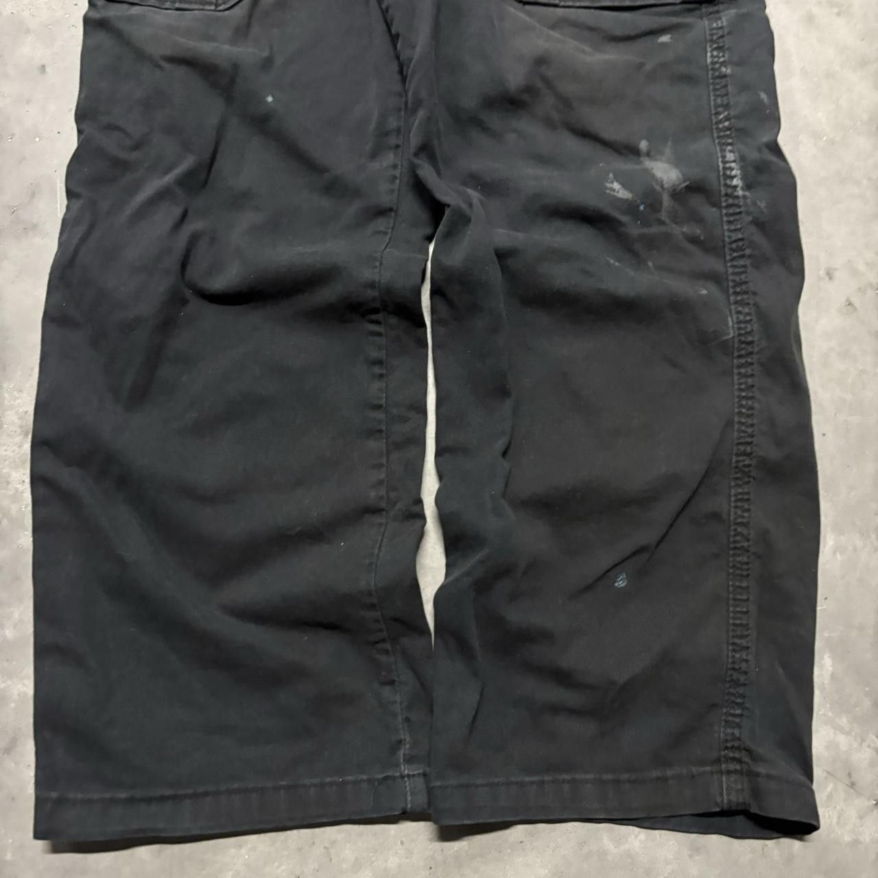 Japanese Brand × Vintage Crazy Vintage Y2K/2000s Grunge Black Skater Cargo Pants! Size US 30 / EU 46 - 6 Thumbnail