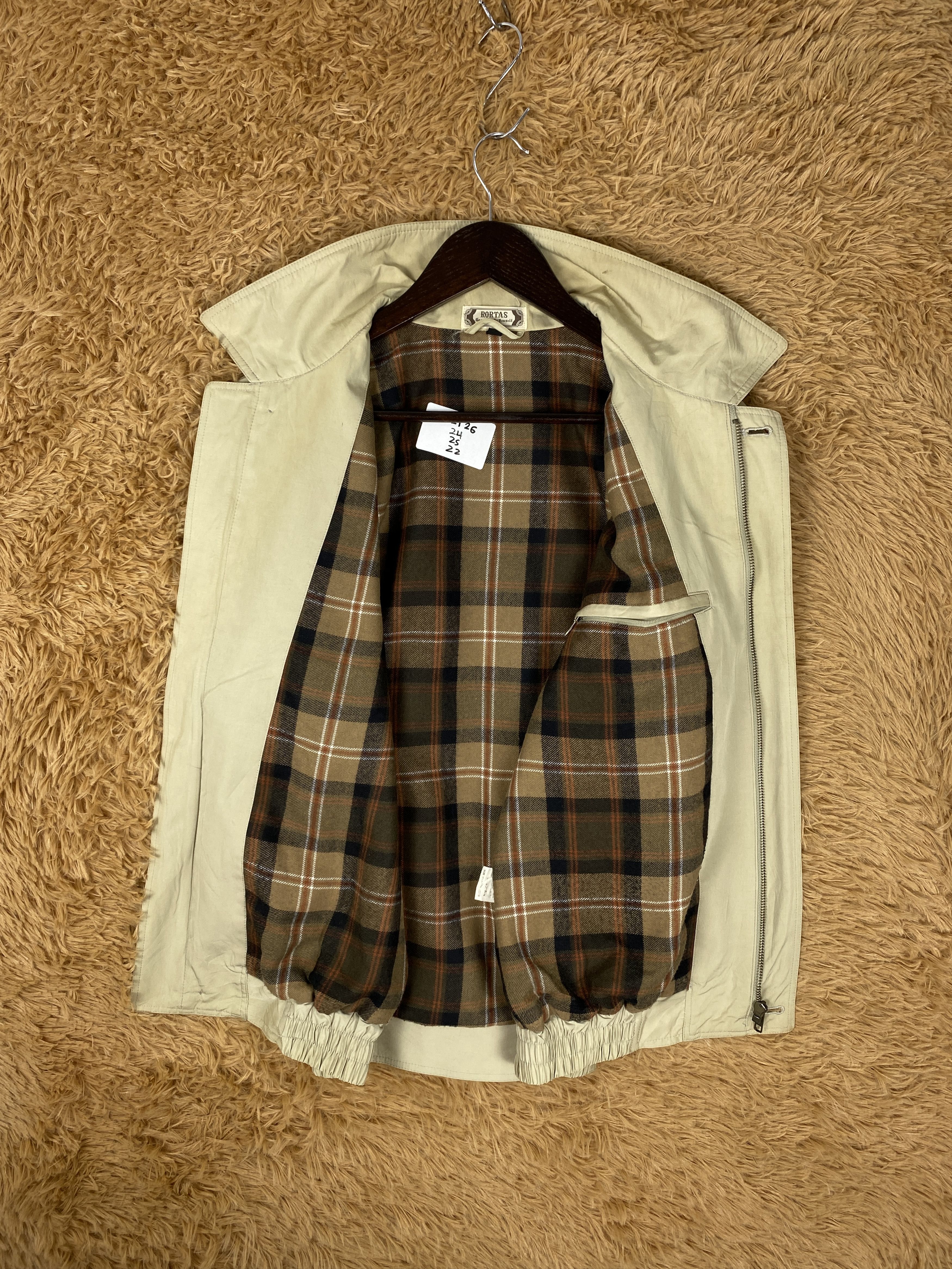 Japanese Brand Vintage Rortas 90s Style Checked Lining Jacket J2126 Size US M / EU 48-50 / 2 - 8 Thumbnail