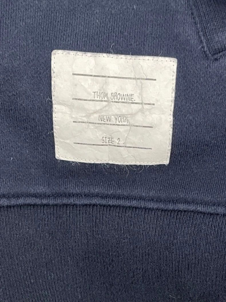 Thom Browne Thom browne Dark blue four-striped zipper jacket 2504-Nexta Size US M / EU 48-50 / 2 - 5 Thumbnail
