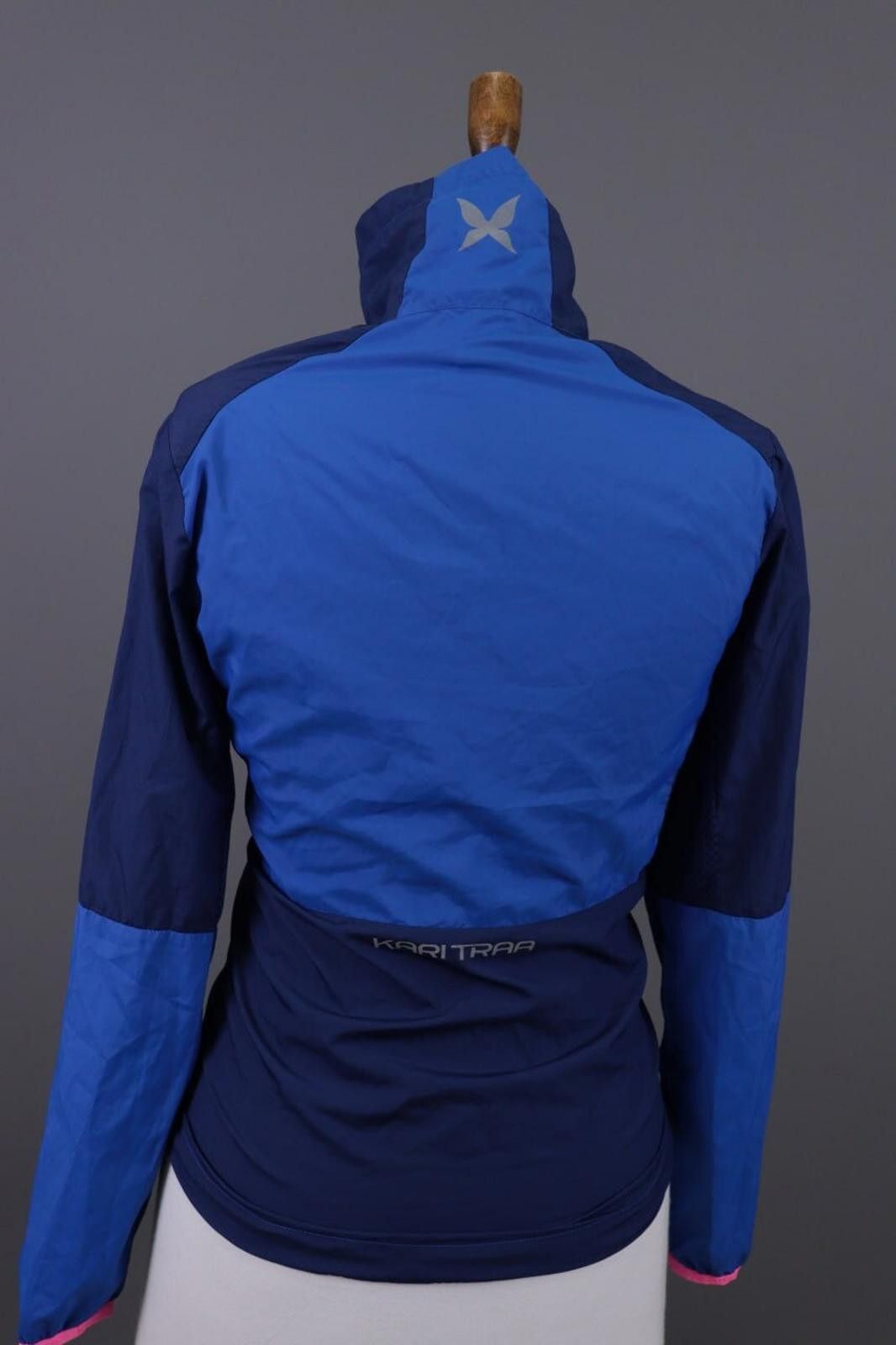 Designer Kari Traa Blue Collorblock Full Zip Waterproof Jacket SzXS Size XS / US 0-2 / IT 36-38 - 9 Thumbnail