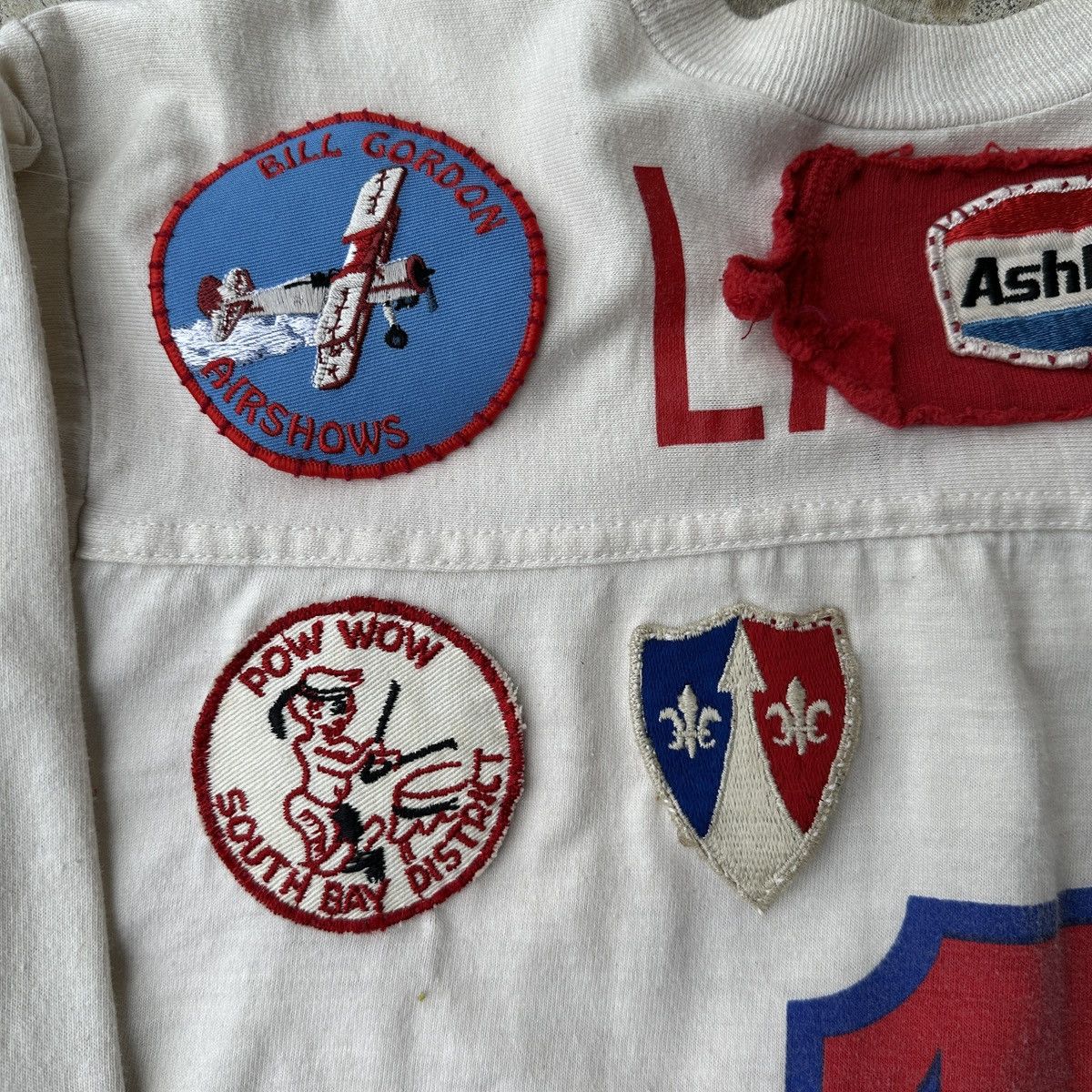 Vintage Number 1 American College Football Jersey hippie patch tee Size US L / EU 52-54 / 3 - 5 Thumbnail