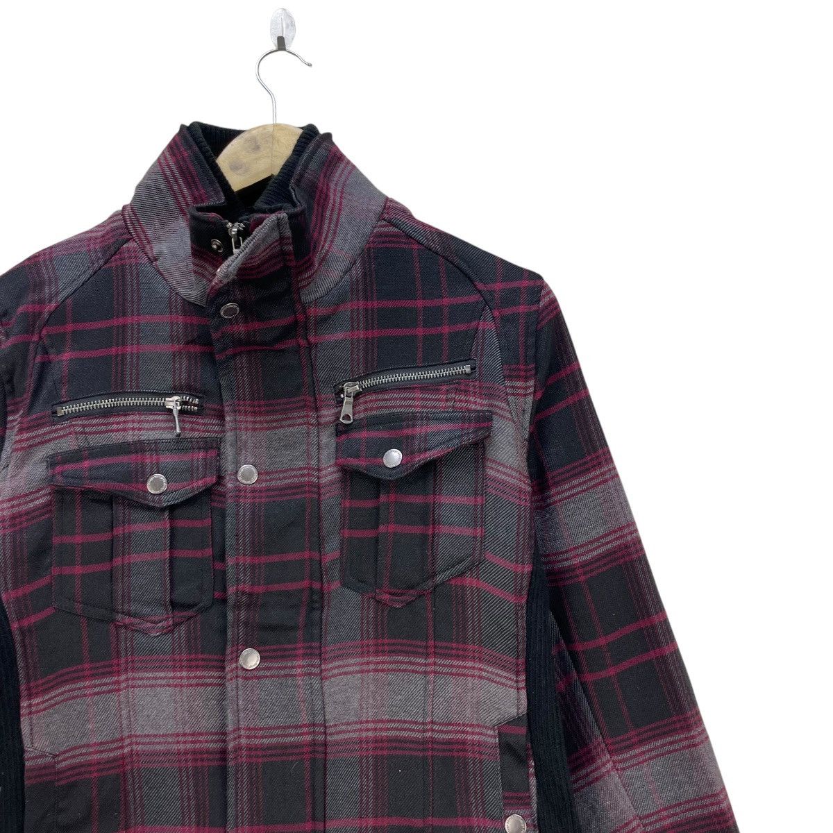 Japanese Brand Japanese Brand Semantic Design Shadow Plaid Jacket Size US M / EU 48-50 / 2 - 4 Thumbnail