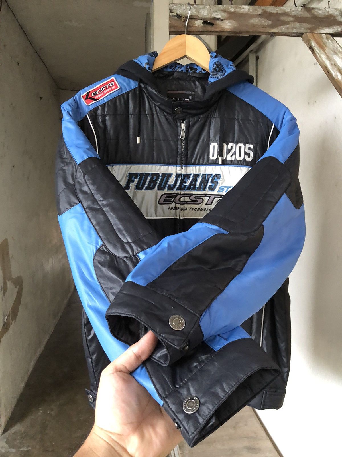 Fubu Rare🔥 Vintage Fubu Jeans STX Ecsta Formula Technology Jacket Size US L / EU 52-54 / 3 - 8 Thumbnail