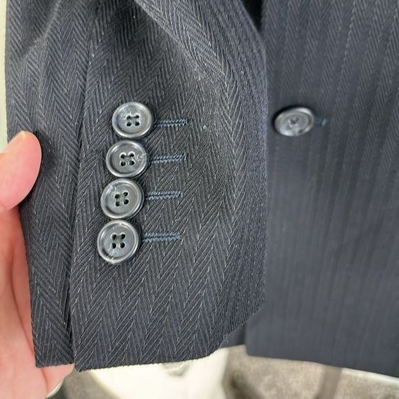 Gianfranco Ferre Gianfranco Ferre Textured Striped Double Breasted Suit Size 50L - 4 Thumbnail